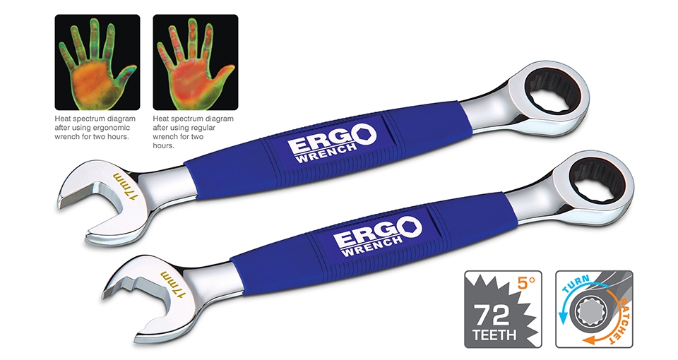 ERGONOMIC GEARTECH&#174; COMBINATION WRENCHES