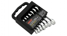 STUBBY COMBINATION WRENCH SET IN PP HOLDER