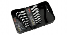 STUBBY COMBINATION WRENCH SET IN PP TRAY