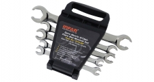 GERMAN-TYPE FLARE NUT WRENCH SET IN PP RACK