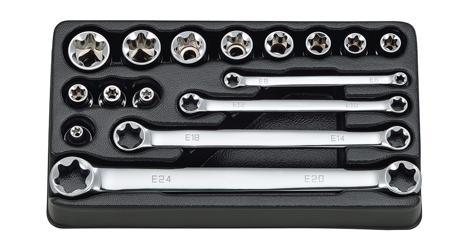 STAR WRENCHES & SOCKET SET IN PS TRAY 1963