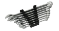 GERMAN-TYPE COMBINATION WRENCH SET IN PP RACK