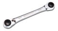 4-IN-1 REVERSIBLE GEARTECH® DOUBLE BOX WRENCHES