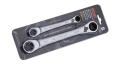 4-IN-1 REVERSIBLE GEARTECH® DOUBLE BOX WRENCH SET IN PVC SINGLE BLISTER