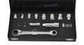 17x METRIC GO THROUGH SOCKET SET IN METAL CASE