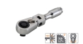 FLEXIBLE HEAD STUBBY RATCHET HANDLE