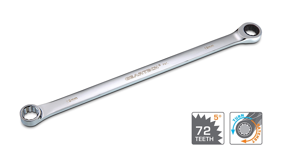 L-TYPE GEARTECH® EXTRA LONG DOUBLE BOX WRENCHES