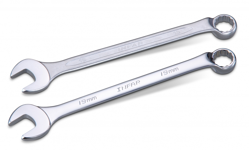 GERMAN-TYPE 70° OFFSET COMBINATION WRENCHES