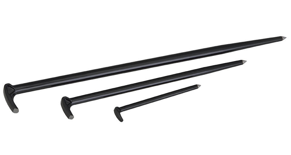 4PCS THROUGH-HANDLE PRY BAR SET