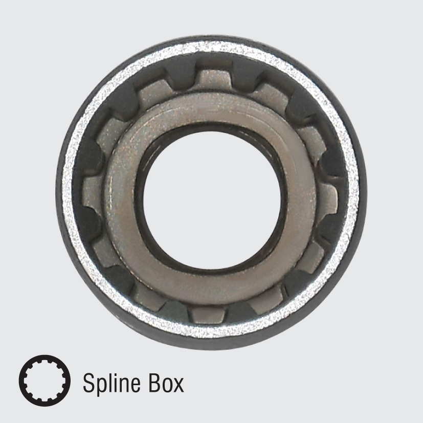 SOCKET SET IN METAL RAIL