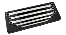 L-TYPE EXTRA LONG FLAT OFFSET DOUBLE BOX WRENCH SET IN PS TRAY