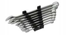GERMAN-TYPE COMBINATION WRENCH SET IN PP RACK