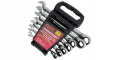 REVERSIBLE GEARTECH® COMBINATION WRENCH SET IN PP RACK