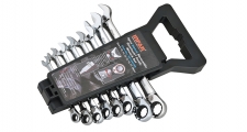 REVERSIBLE GEARTECH® COMBINATION WRENCH SET IN PP RACK